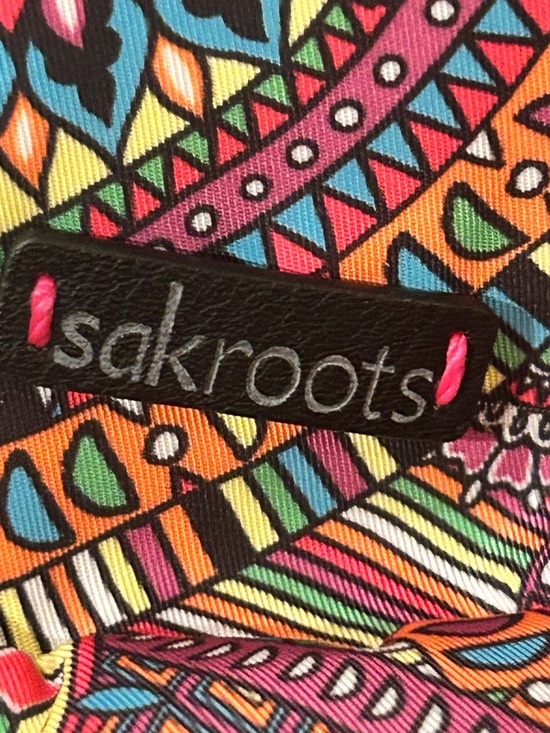 NWOT/ Sakroots On The Go Sling Backpack /Rainbow Wanderlust pattern / Retail $89